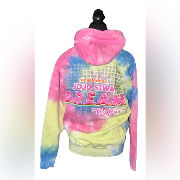 🎉 JOJO!! PASTEL TIE-DYE 2022 DREAM CONCERT HOODIE! #NICKELODEON *RARE* - Picture 13 of 16